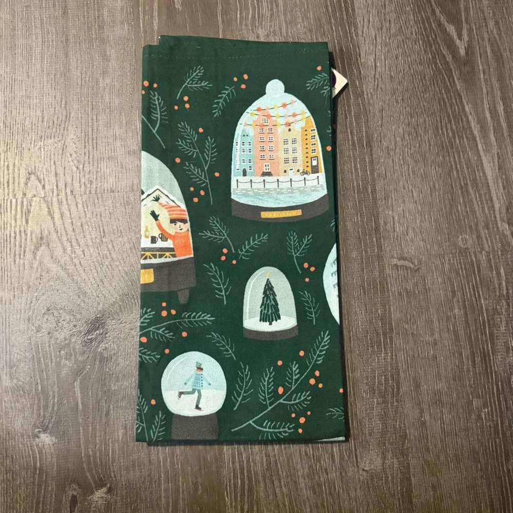 NWT Anthropologie Joy To The World Dish Towel